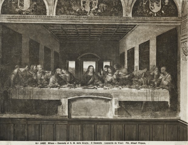 Alinari, Fratelli — Milano. Convento di S.M. delle Grazie. Il Cenacolo (Leonardo da Vinci). — insieme